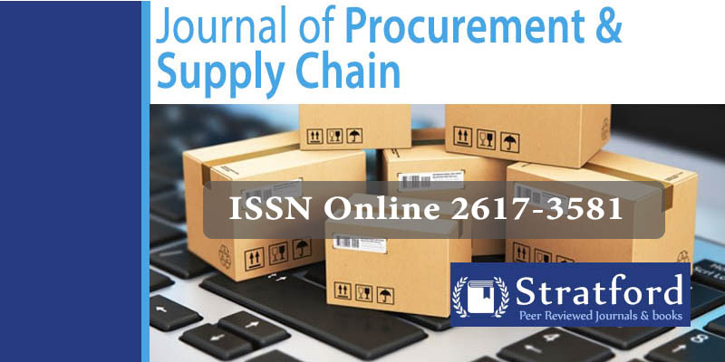 Journal of procurement & Supply Chain Journal of procurement & Supply Chain